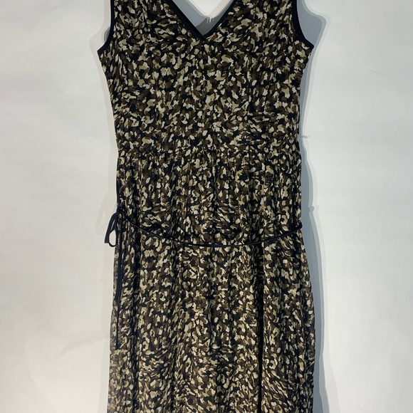 Talbots Printed Silk Dress - Picture 4 of 6